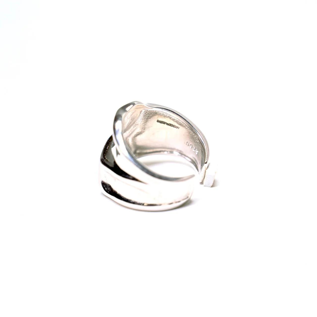 Fluid Metal Ring in Sterling Silver - Image 3