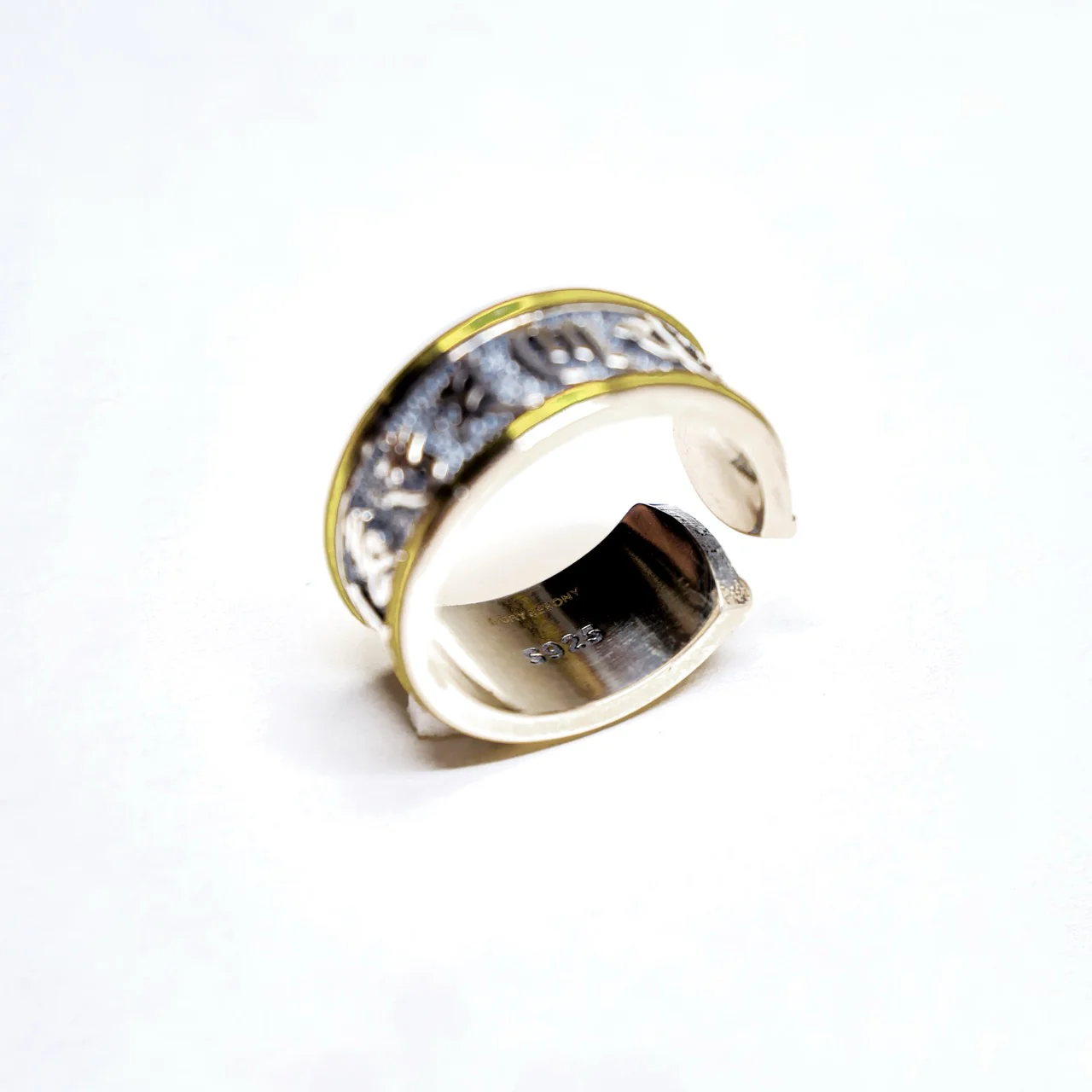 Mantra Ring in Sterling Silver - Image 3