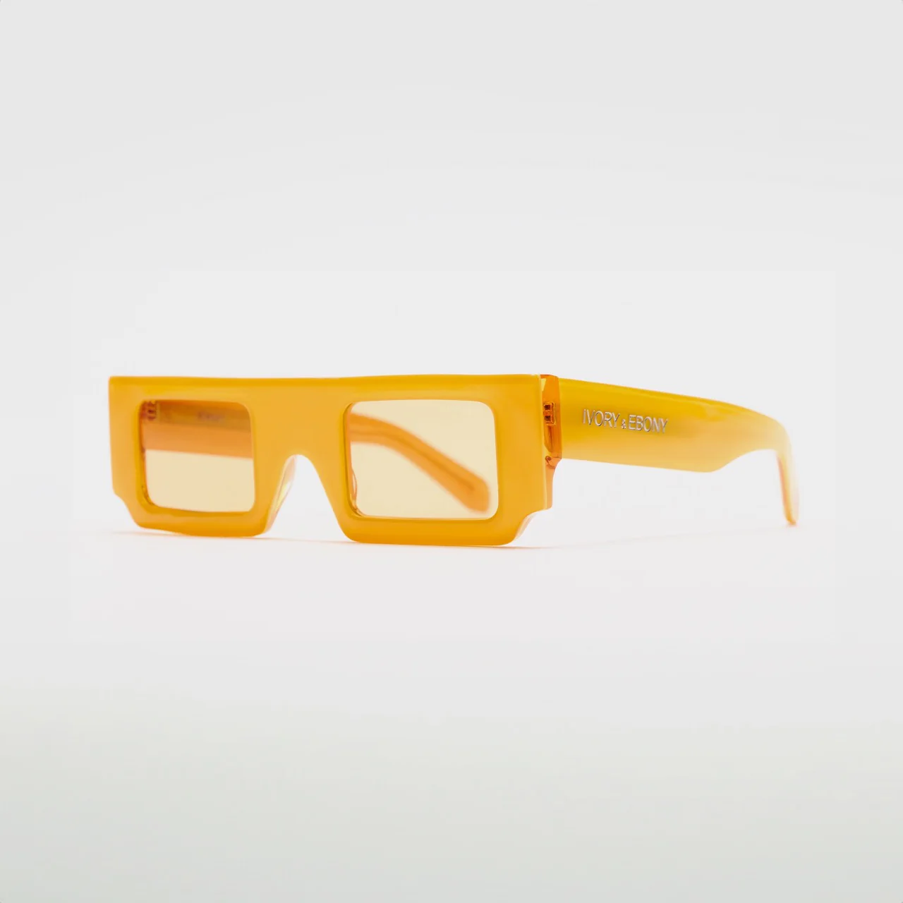 Summer Orange Rectangle Box Sunglasses - Image 4