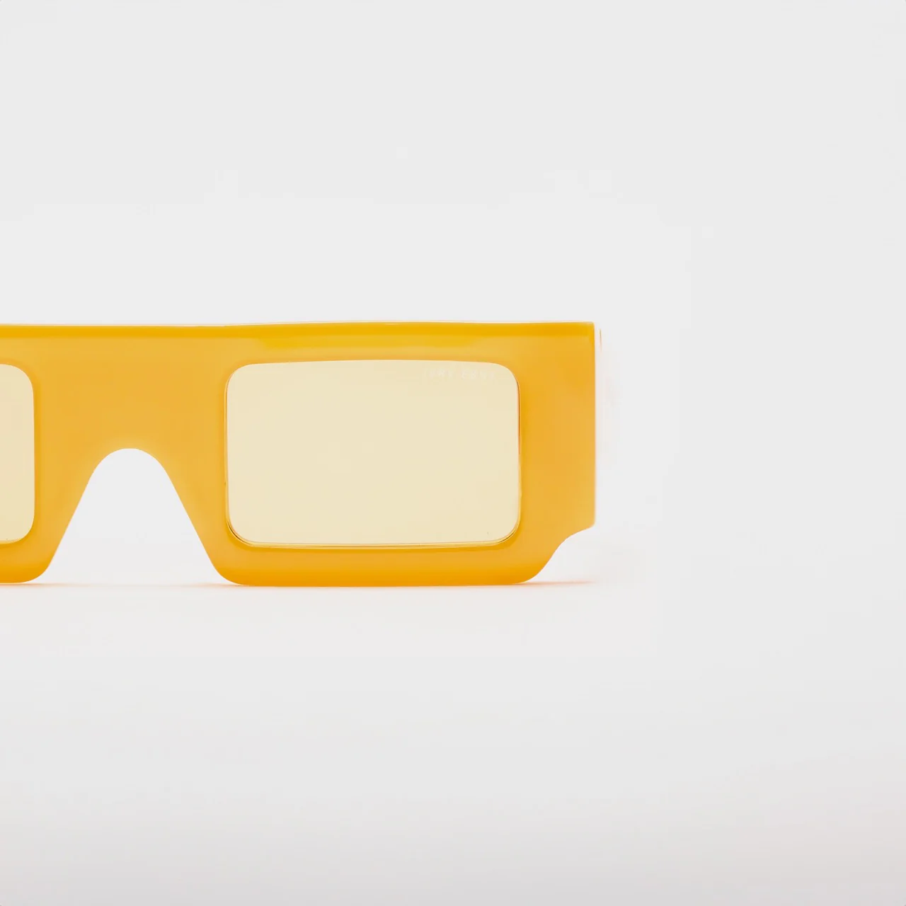 Summer Orange Rectangle Box Sunglasses - Image 5