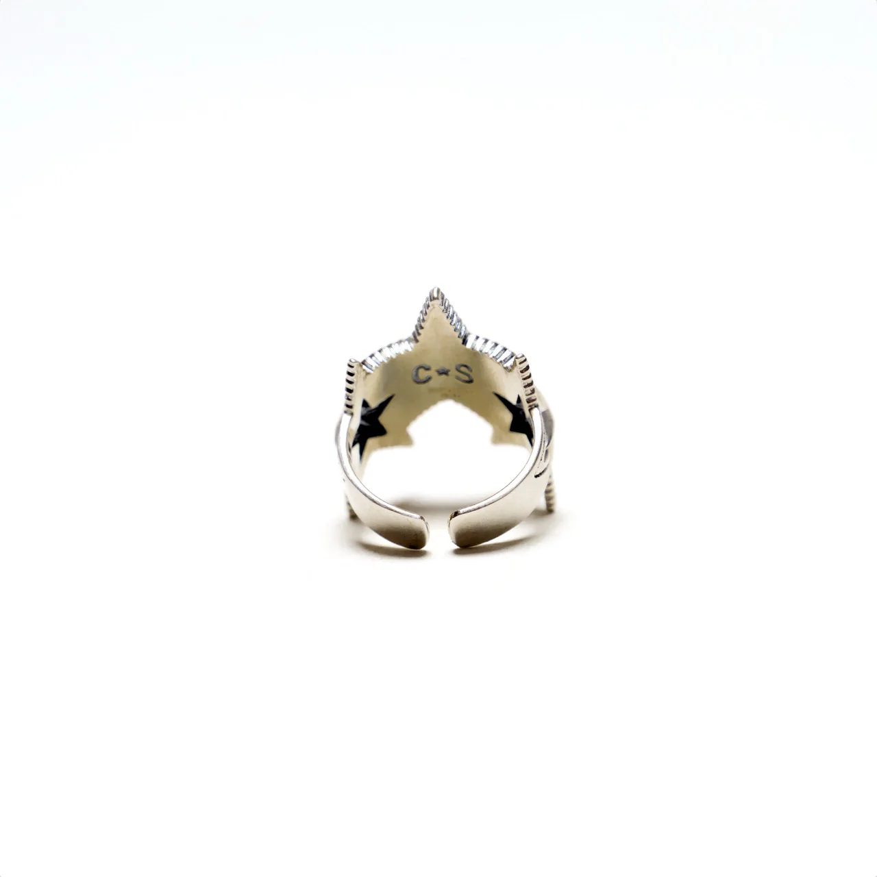 Pentagram Ring in Sterling Silver - Image 3