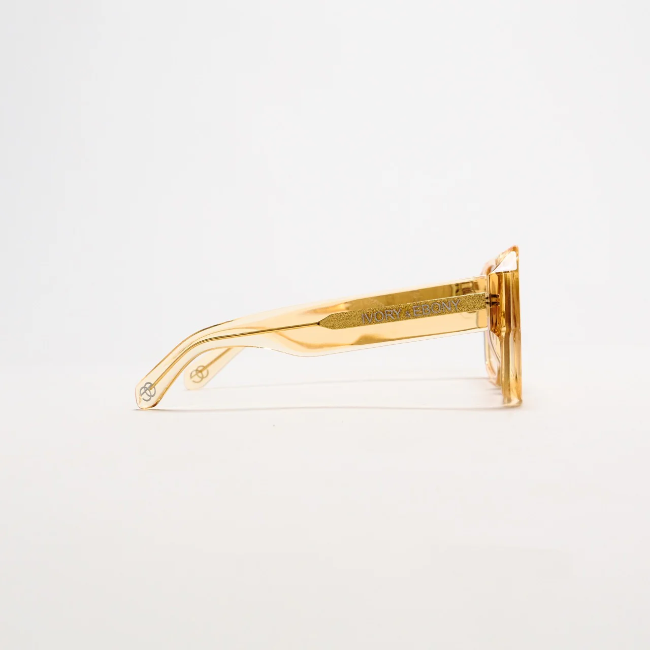 Retro Squared Orange Sunglasses - Image 3