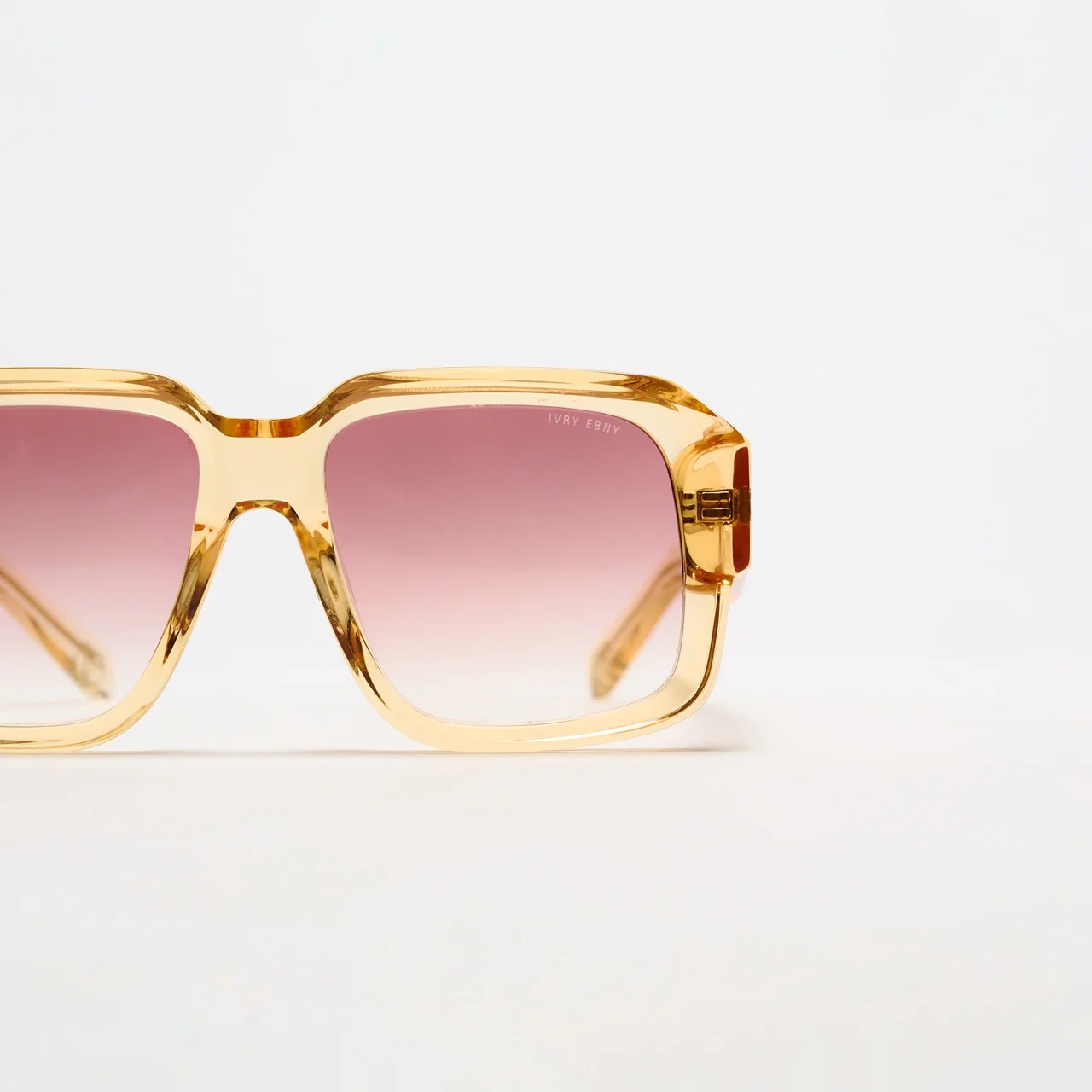 Retro Squared Orange Sunglasses - Image 5